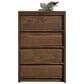 Living Essentials Harvey Park 4 Drawer Chest in Grand Walnut, , large