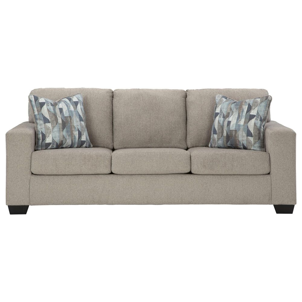 Ashley Deltona Stationary Sofa and Loveseat Set in Parchment, , large
