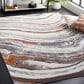 Safavieh Cyrus Shag CYR134F CYRUS SHAG 6"7" x 9"2" Grey and Rust Area Rug, , large