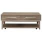 Belle Furnishings Brentwood 2-Drawer Cocktail Table in Sandstone, , large