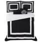 Pem America London Fog Raynes Hotel 5-Piece King Comforter Set in White and Black, , large