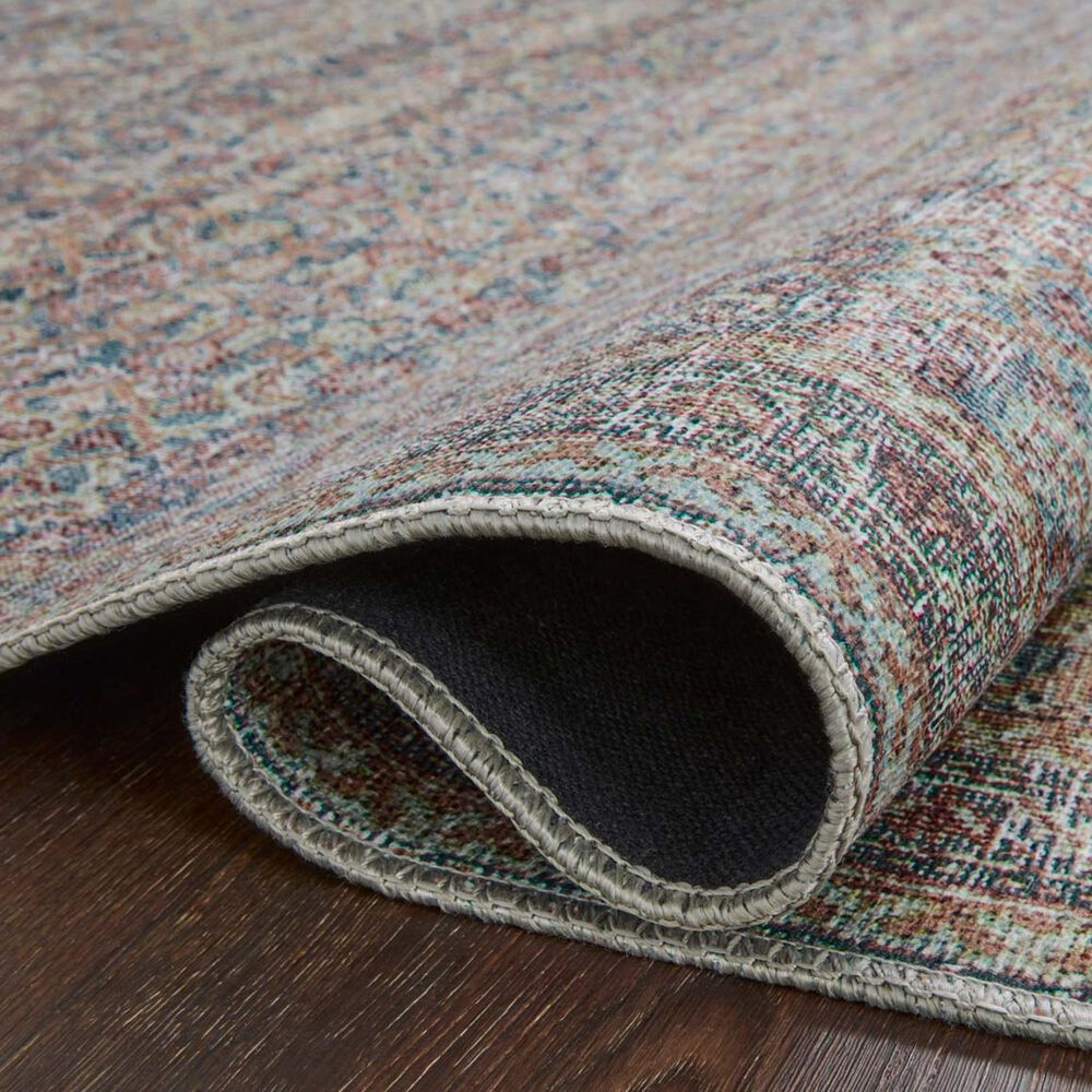 Loloi Adrian 2&#39; x 5&#39; Denim and Multicolor Area Rug, , large