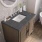 James Martin Vanities Portland 36" Single Bathroom Vanity in Whitewashed Walnut with 3 cm Parisien Bleu Quartz Top and Rectangular Sink, , large