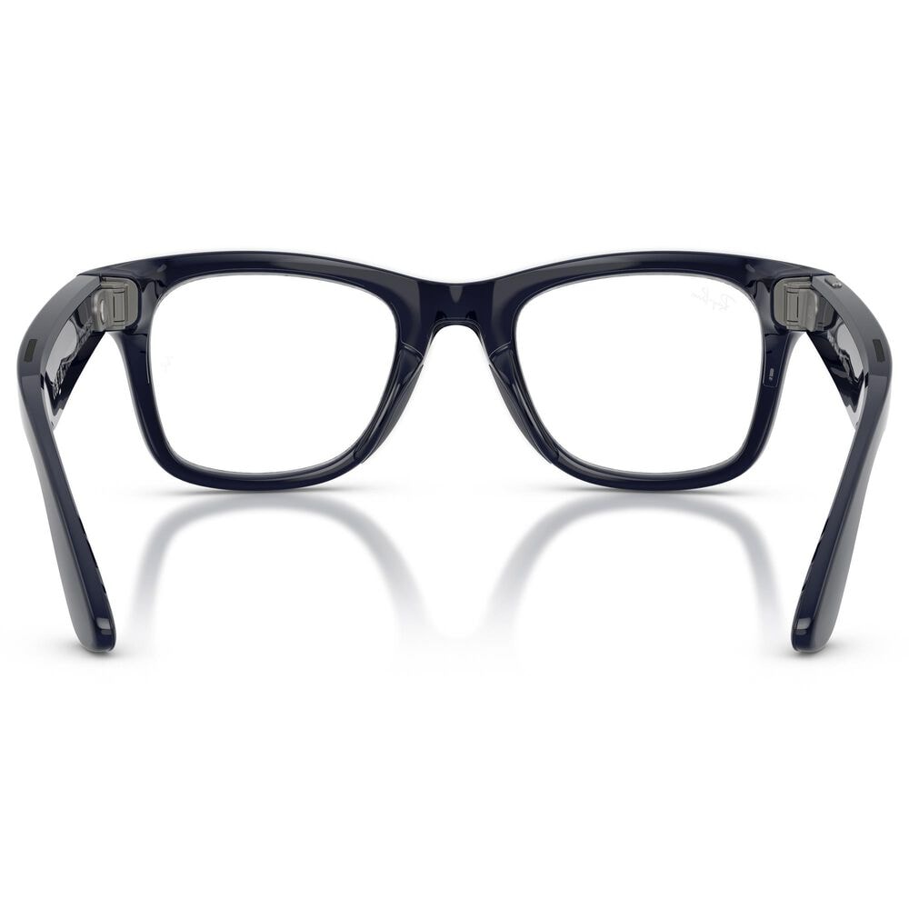 Rayban Glasses Wayfarer Gen 2 53mm Sunglasses with Clear and Sapphire Transitions Lenses in Shiny Cosmic Blue, , large