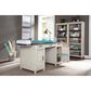 Riva Ridge Caraway Open Bookcase in Aged Ivory, , large