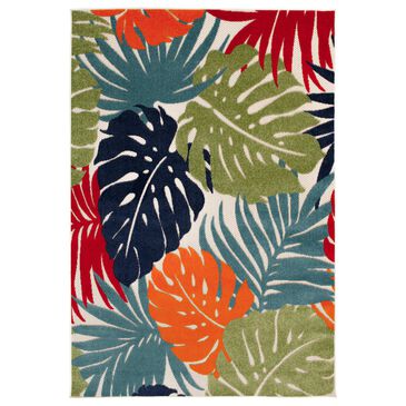 Central Oriental Fontana Hafsa 5"3" x 7" Cream and Red Area Rug, , large