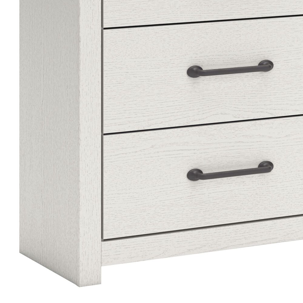 Ashley Linnocreek 3-Piece Twin Bedroom Set in White and Warm Brown, , large