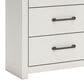 Ashley Linnocreek 3-Piece Twin Bedroom Set in White and Warm Brown, , large