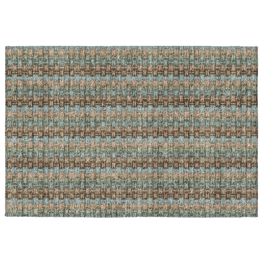Dalyn Rug Company Kenner Brown 1"8" x 2"6" Area Rug, , large