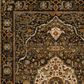Karastan Spice Market Petra Charcoal 9"6" x 12"11" Area Rug, , large