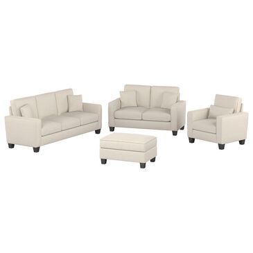 Bush Stockton 4-Piece Living Room Set in Cream, , large