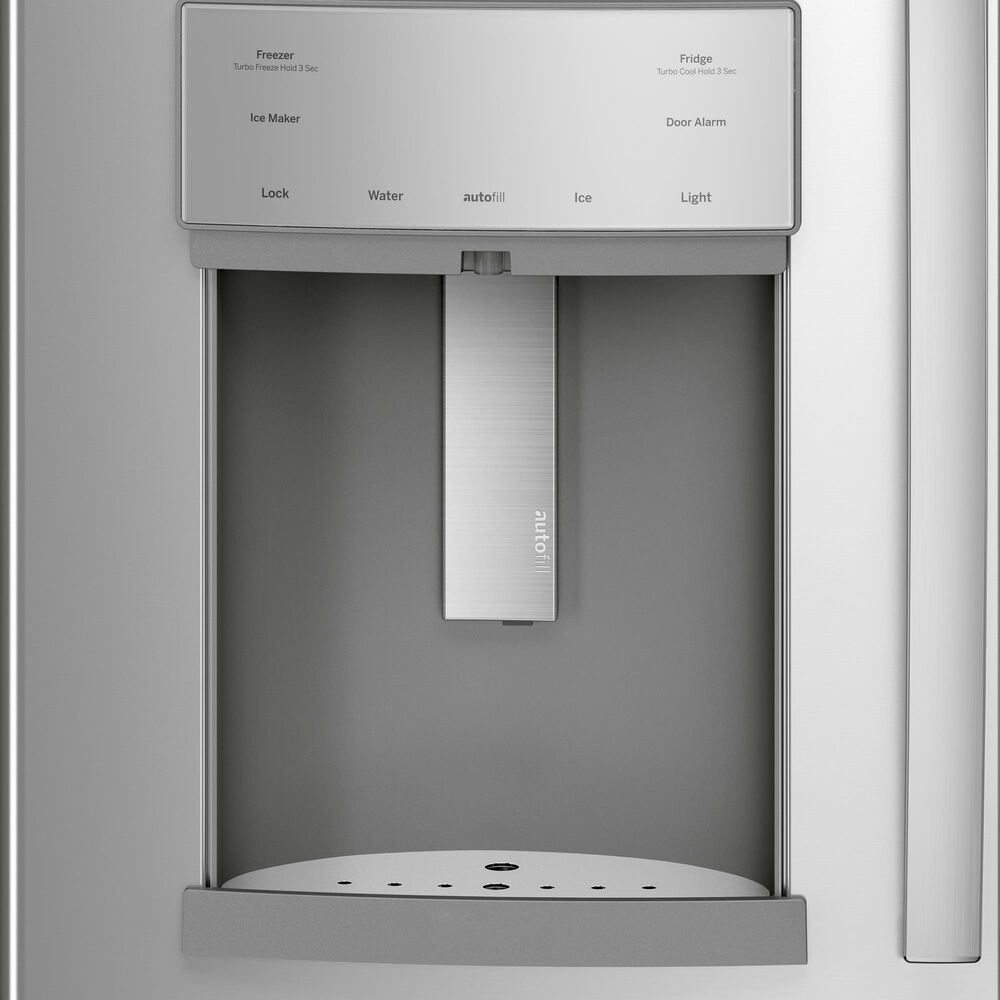 GE Profile 27.7 Cu. Ft. French-Door Refrigerator with Hands-Free AutoFill in Fingerprint Resistant Stainless Steel, , large