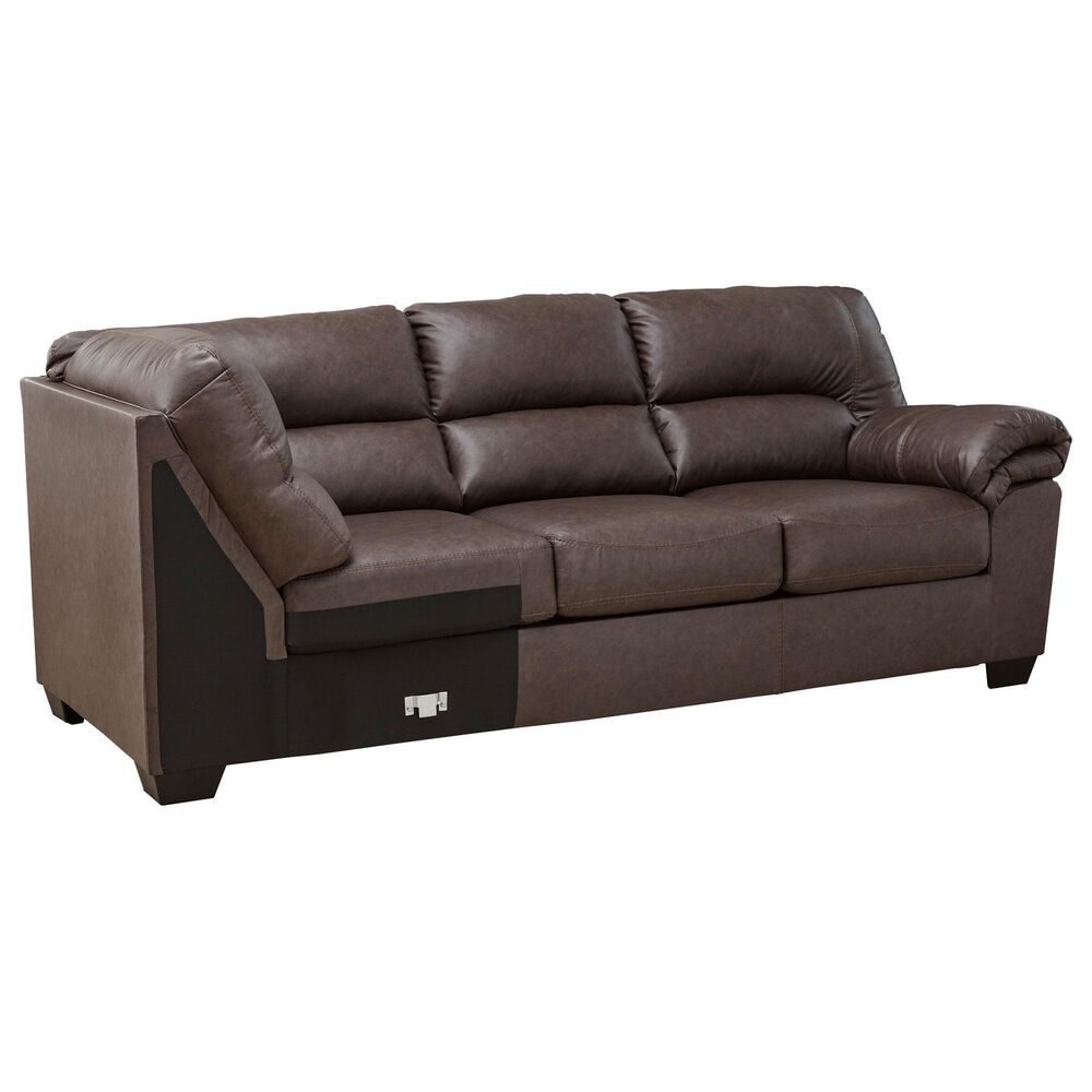 Ashley WillowBend 2-Piece Symmetrical Sectional with RAF Sofa in Umber, , large