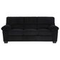 Ashley SimpleJoy Stationary Sofa and Loveseat Set in Onyx, , large
