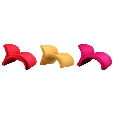 Dayton Rosebud Accent Chair in Red, Yellow and Fuchsia Pink (Set of 3), , large