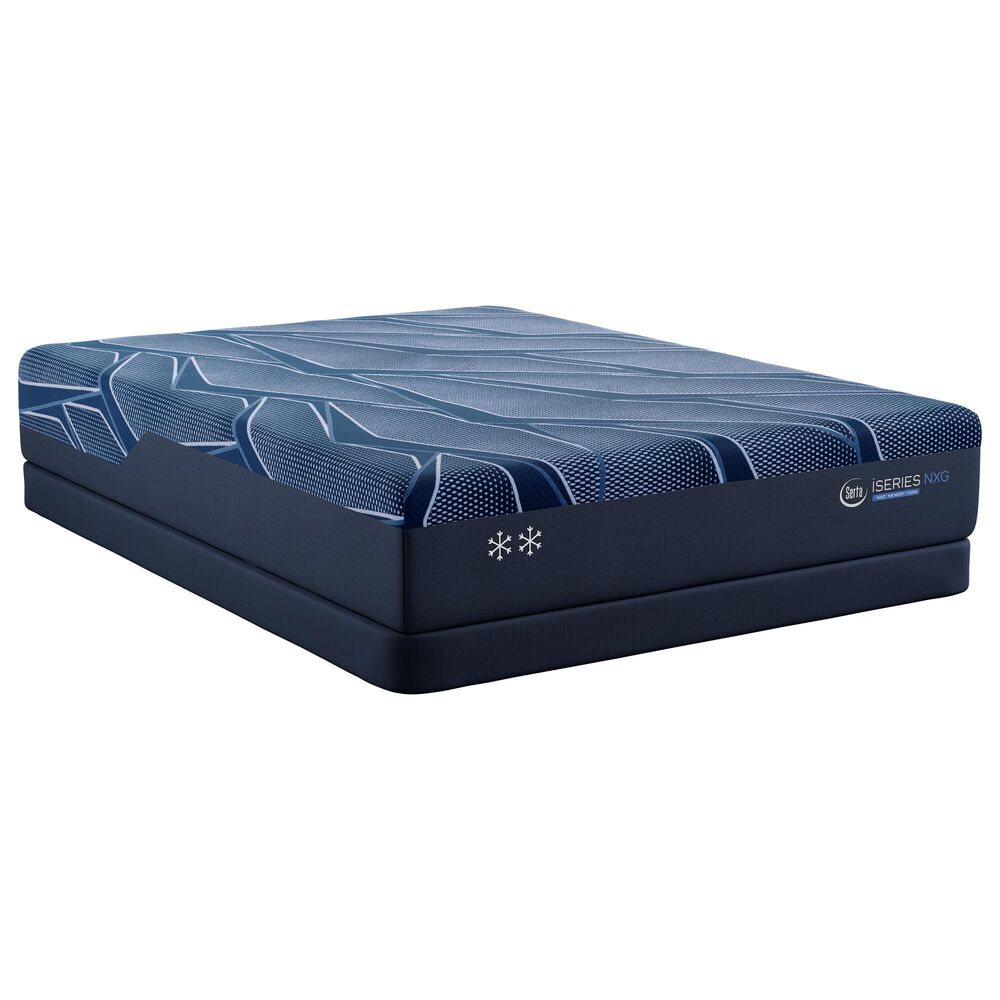 Serta iSeries NXG 1500 Firm Hybrid Full Mattress with Low Profile Box Spring, , large