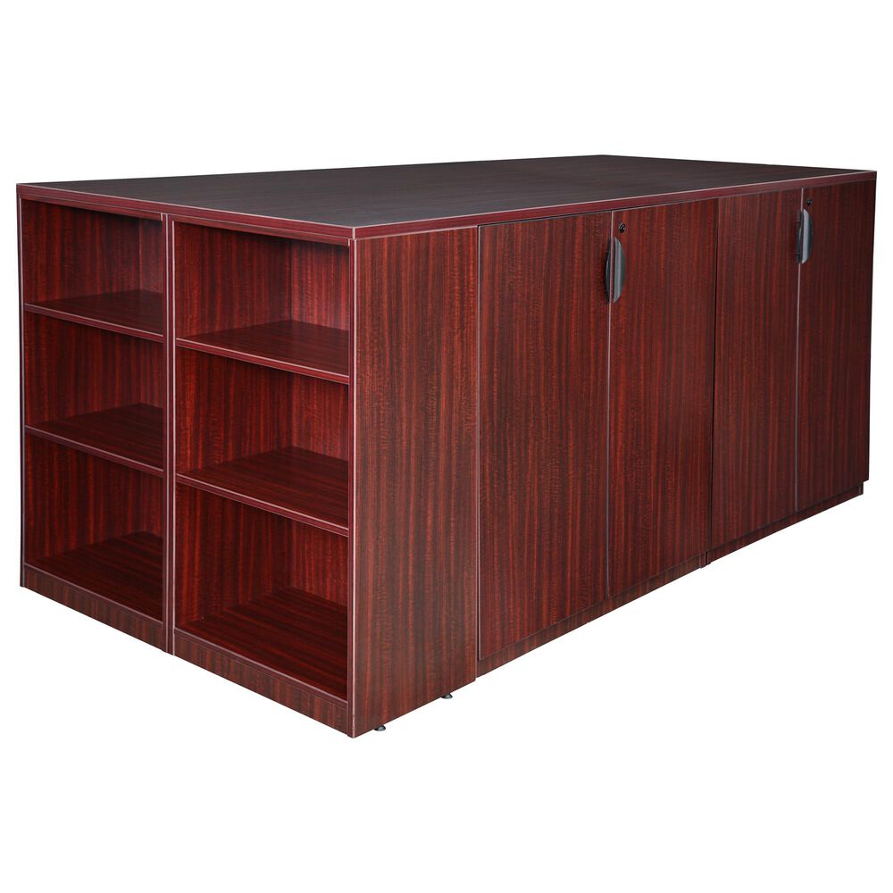 Regency Global Sourcing Legacy 5-Piece Stand Up Office Set in Mahogany, , large