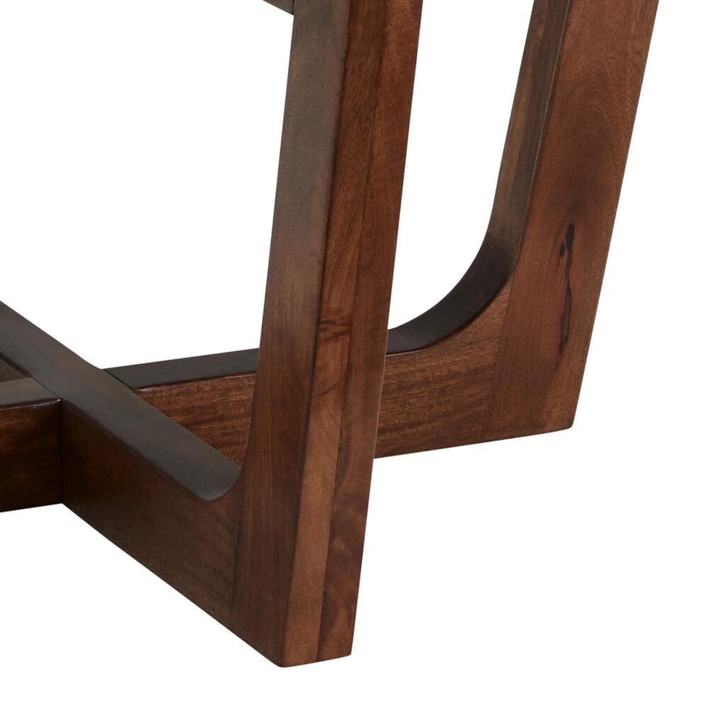 Ashley Tanidore Round Cocktail Table in Warm Brown, , large