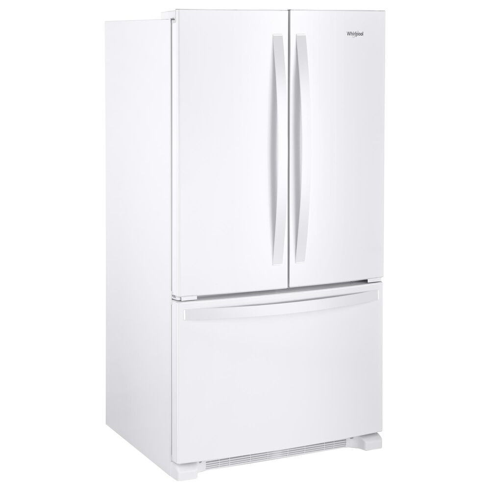 Whirlpool 20 Cu. Ft. Counter-Depth French Door Refrigerator in White, , large