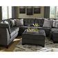 Ashley Reidshire Oversized Accent Ottoman in Steel, , large