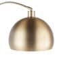 Lumisource Salon Floor Lamp in White and Antique Brass, , large