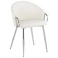 LumiSource Claire Accent Chair in White, , large