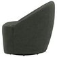 Coaster Leon Swivel Chair in Hunter Green, , large
