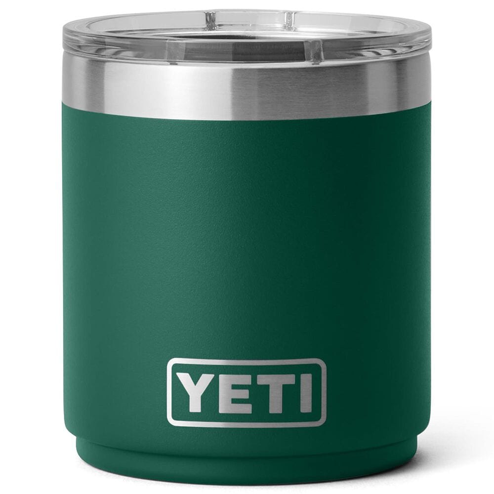 YETI Rambler 10 Oz Lowball 2.0 with MagSlider Lid in Black Forest Green, , large