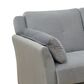 Furniture of America Babcock 3-Piece Living Room Set in Gray, , large