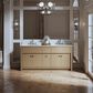 Kohler Alouette 72" Double Bathroom Vanity in Light Oak with 2 cm White Quartz Top and Rectangular Sinks, , large