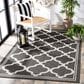 Safavieh Bermuda 3" x 5" Charcoal and Ivory Indoor/Outdoor Area Performance Rug, , large