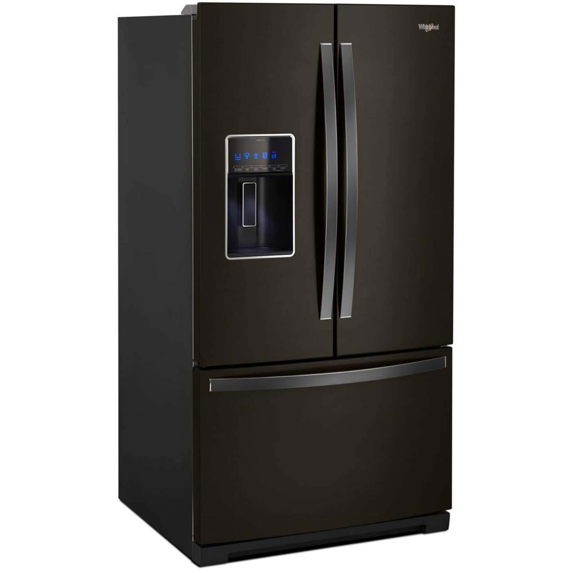 Black stainless deals steel fridge whirlpool