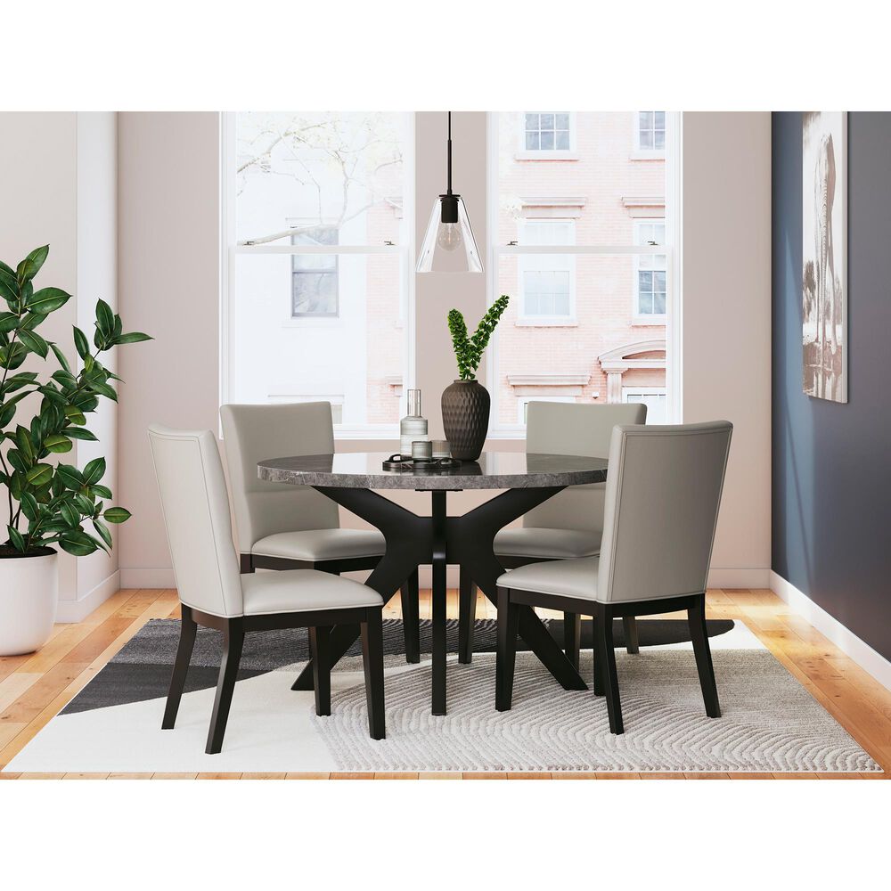 Ashley Glinari Side Chair in Black, , large