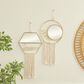 Novogratz Contemporary Wall Mirror in Polished Gold (Set of 2), , large
