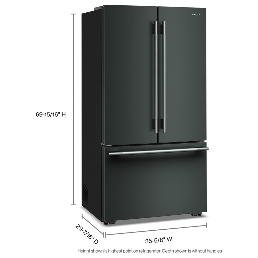 KitchenAid 25 Cu. Ft. Counter-Depth French Door Refrigerator in Juniper, , large