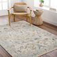 Surya Dresden Off-White, Taupe, Dusty Sage, Deep Teal, Light Gray, Olive and Mustard 12" x 15" Area Rug, , large
