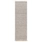 Surya Sara SRU-2302 2"6" x 8" Gray, Brown, Black, Cream and Dark Brown Runner, , large