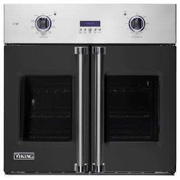 Viking Range 30" Electric Single French-Door Oven in Cast Black, , large
