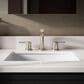 Kohler Elate Widespread Bathroom Sink Faucet in Vibrant Brushed Nickel, , large