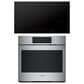 Bosch 800 Series 2-Piece Kitchen Package with Stainless Steel 30" Single Electric Wall Oven and 36" Black Induction Cooktop, , large