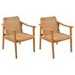 Hearth and Haven Outdoor Dining Chair in Beige (Set of 2), , large