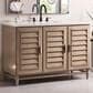 James Martin Vanities Portland 48" Single Bathroom Vanity in Whitewashed Walnut with 3 cm Eternal Jasmine Pearl Quartz Top and Rectangular Sink, , large