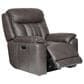 Bassett Benson Leather Power Recliner in Tuscan Gunmetal, , large