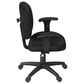 Regency Global Sourcing Comfort Series Swivel Computer Task Chair with Adjustable Arms in Black, , large