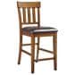 Ashley Ralene 5-Piece Counter Height Dining Set in Medium Brown, , large