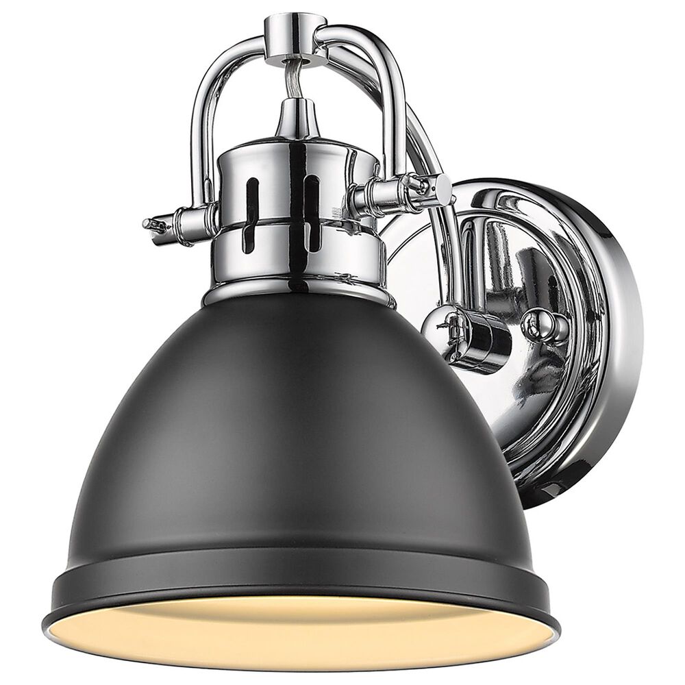 Golden Lighting Duncan 1-Light Bath Vanity in Chrome, , large