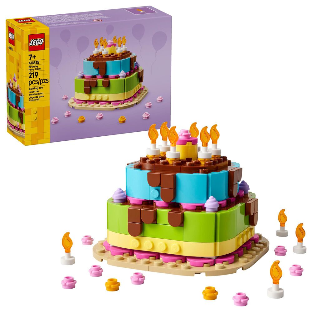 LEGO Birthday Party Cake Building Set, , large