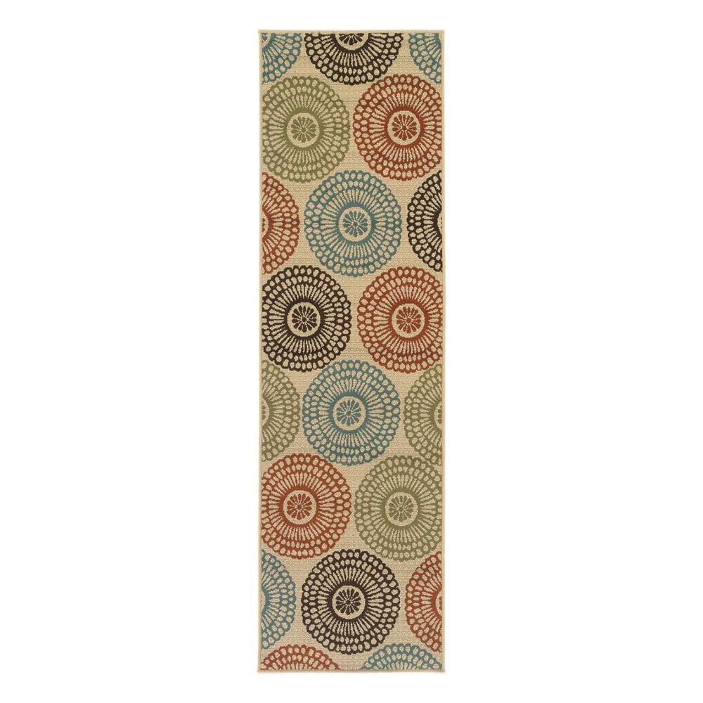 Oriental Weavers Montego 697J6 2"3" x 7"6" Beige Runner, , large