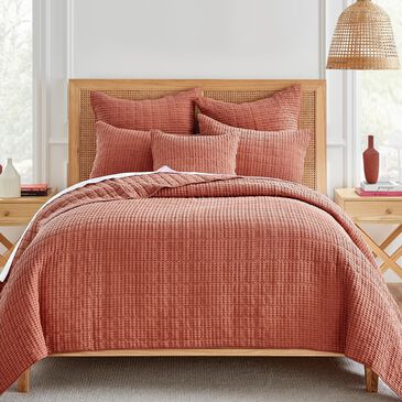 Levtex Mills Waffle 2-Piece Twin Quilt Set in Adobe, , large
