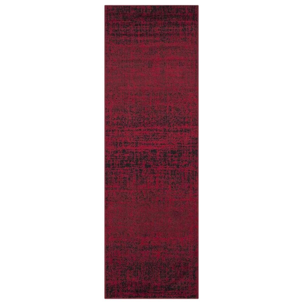 Safavieh Adirondack ADR116F 2&#39;6&quot; x 22&#39; Red and Black Runner, , large